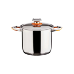 Duży garnek 9L (24 cm) z pokrywą Philipiak Milano Futuro