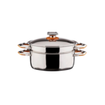 Garnek owalny 6L z naczyniem do gotowania na parze i pokrywą Philipiak Milano Futuro